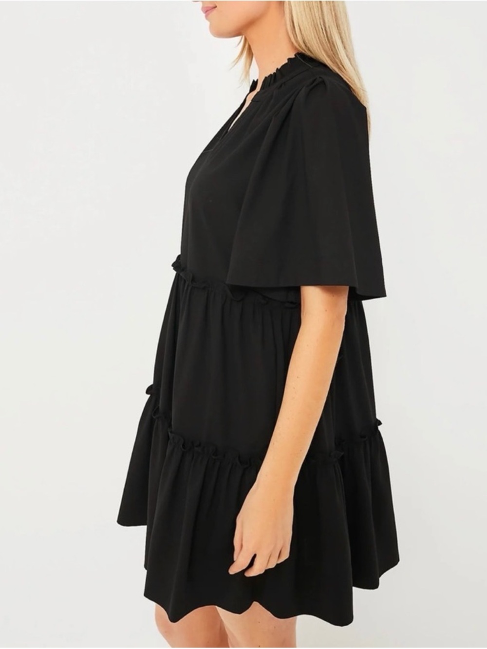 Tuckernuck Black Crepe Crawford
Mini Dress Various Size XXS - Picture 3 of 10